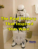 When George Lucas developed the storyline for Star Wars and crafted his heroes and villains, he tapped into elements of theology, mysticism and mythology as well as his knowledge of classic films. And befitting a story set a ''long time ago'', real-life history also played a central role in shaping the filmmaker's space opera. 